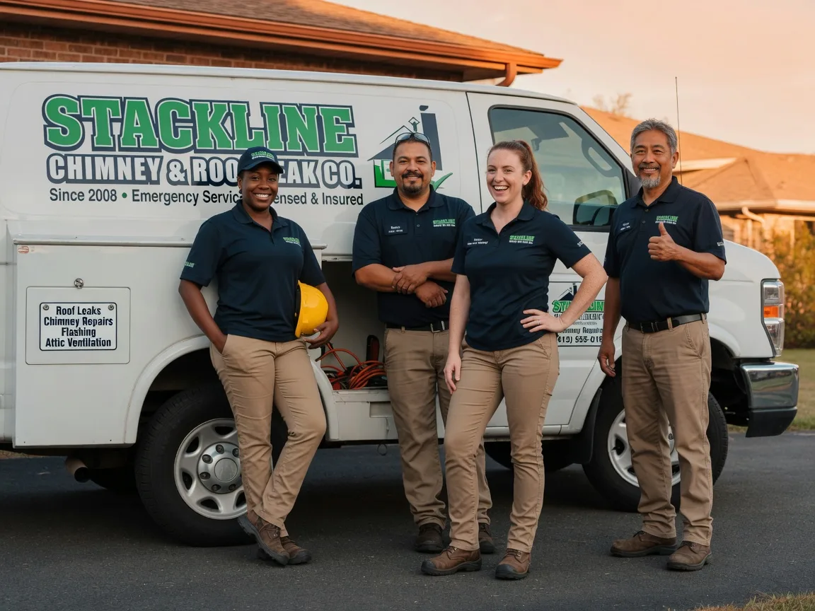 Chimney flashing repair company in Liverpool, IL